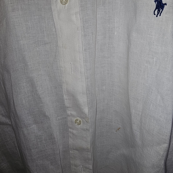 Ralph Lauren Linen Short-sleeve Shirt- 1XB - Picture 6 of 9